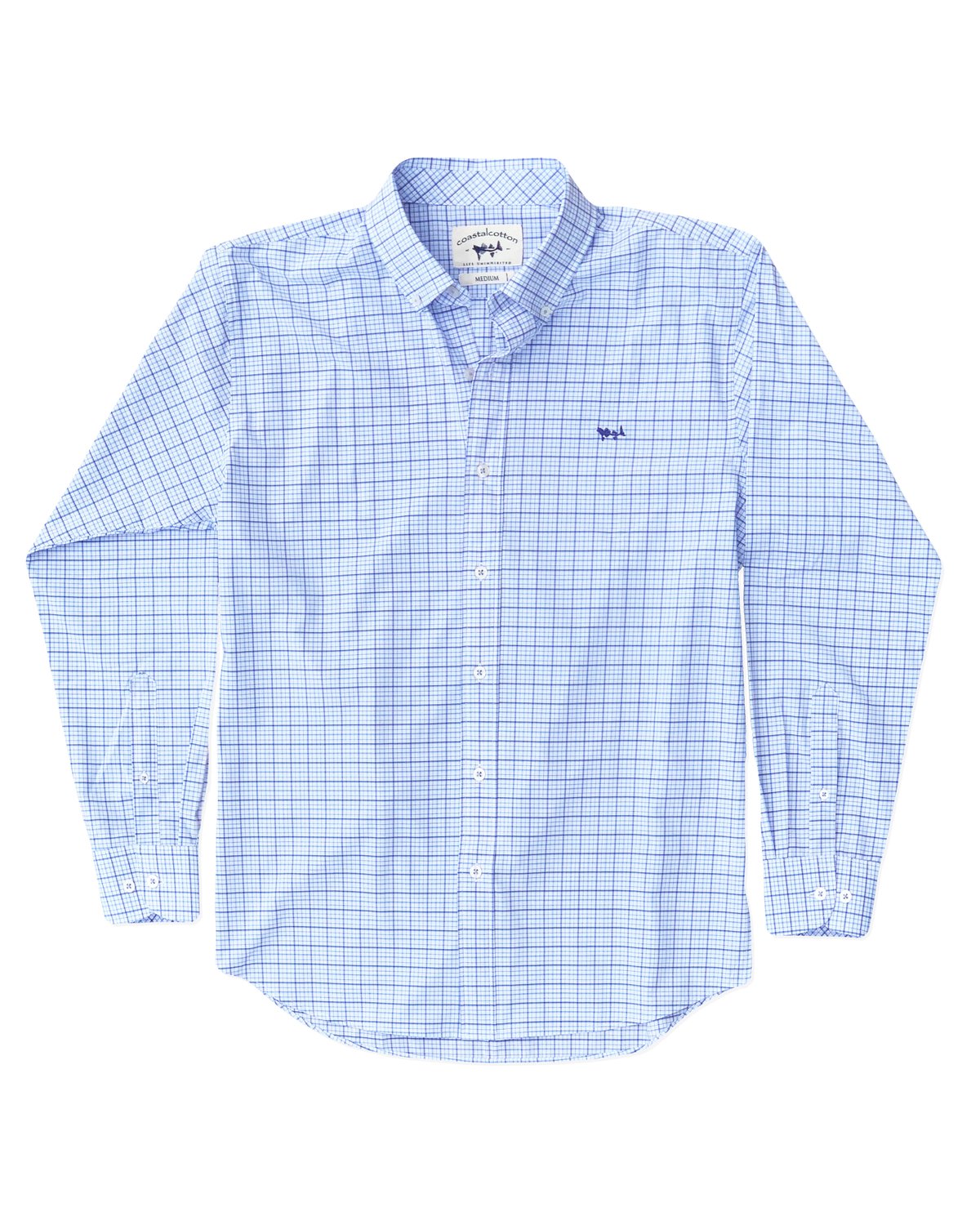 Coastal Cotton Long Sleeve Performance Sport Shirt