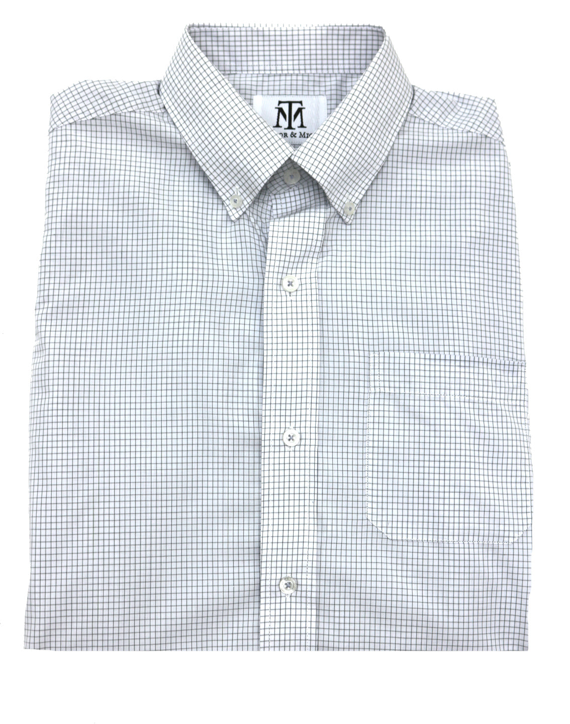 Taylor &amp; Mick Performance Check Button Down