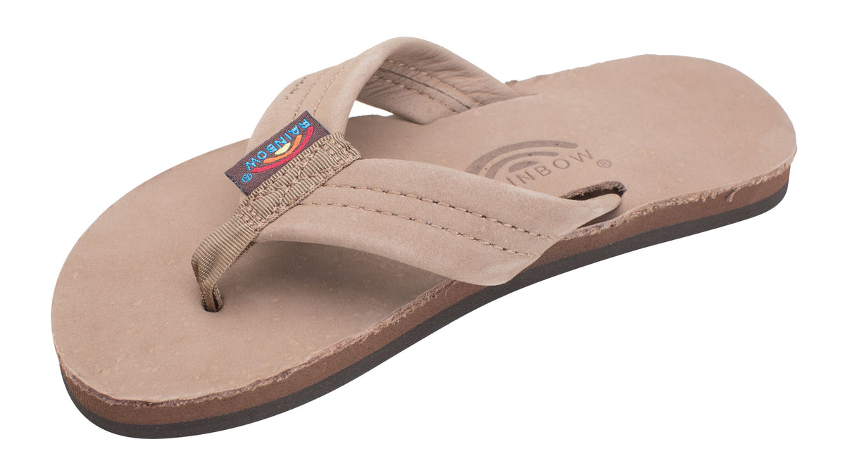 Youth Rainbow Single Layer Thick Strap Sandal