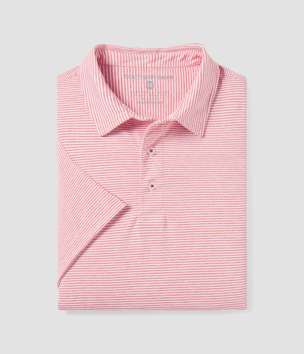 Southern Shirt Heather Madison Stripe Polo