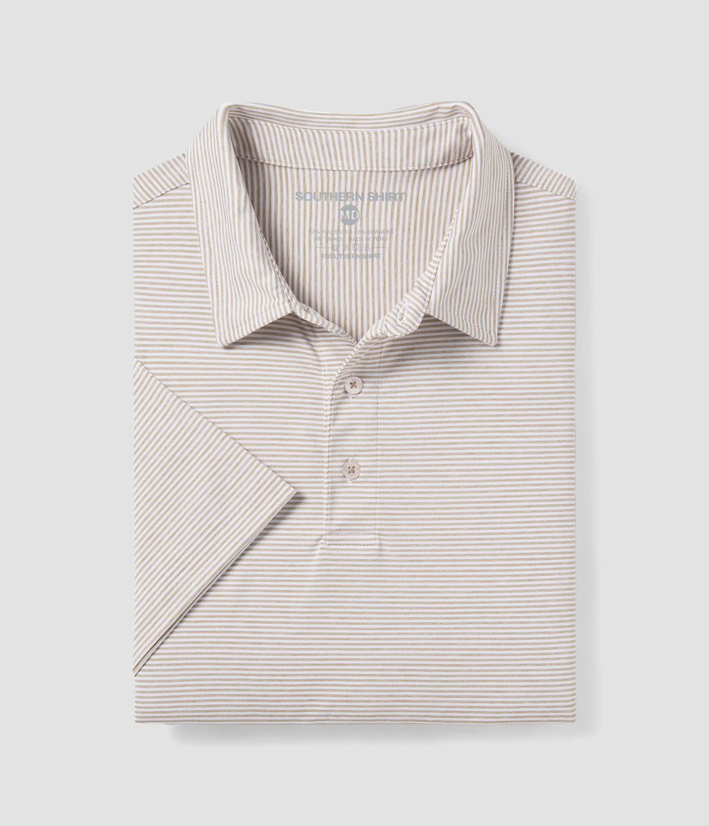 Southern Shirt Heather Madison Stripe Polo