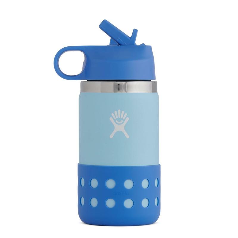 Hydro Flask 12oz Kids Wide Mouth Bottle with Straw Lid